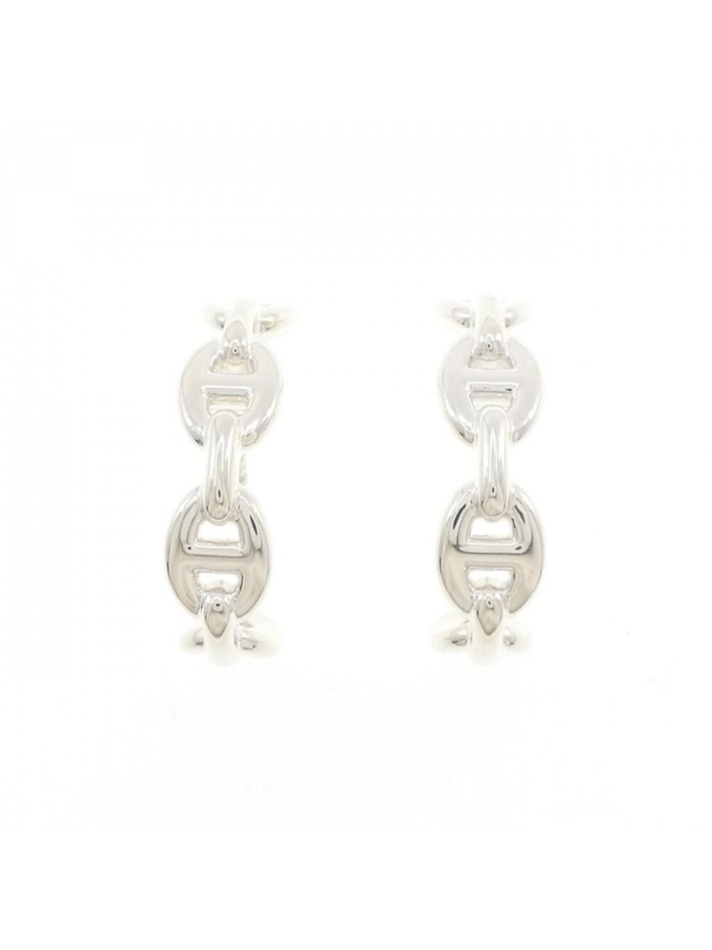 Hermes 925 Earrings Silver